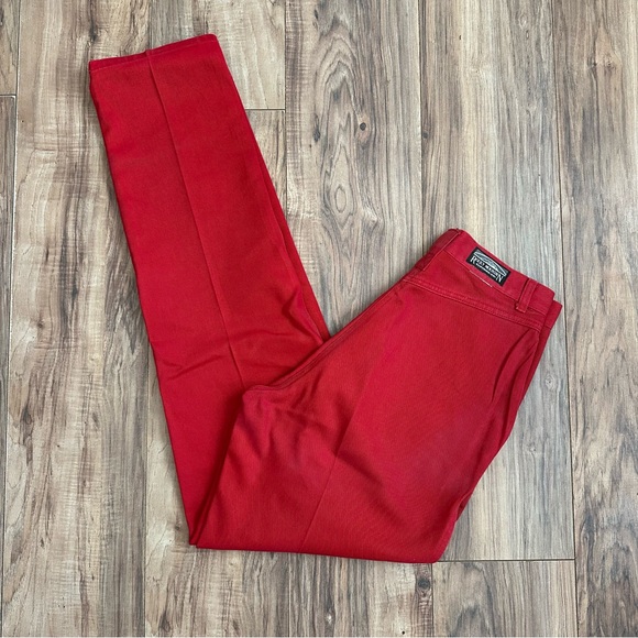 VINTAGE Rocky Mountain Jeans Vibrant Red Women's Denim Jeans Size: 30x37 - Picture 1 of 8